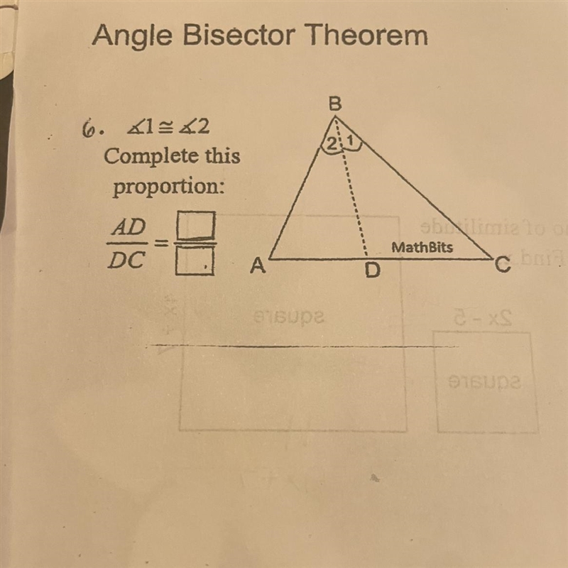 Complete this proportion:-example-1