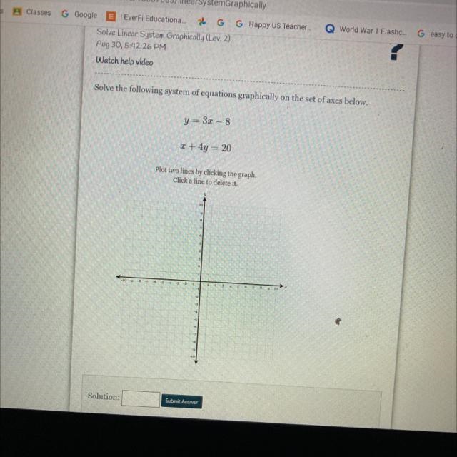 Can someone please help me solve and graph this equation?-example-1