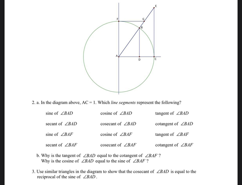 Anyone that knows about cos, tan, and csc please help!-example-1