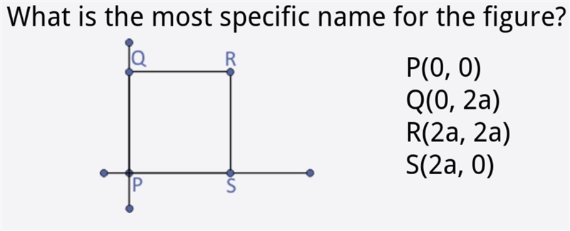 Square or rectangle? Pretty sure it’s square, but then I second guess myself lol. Thanks-example-1