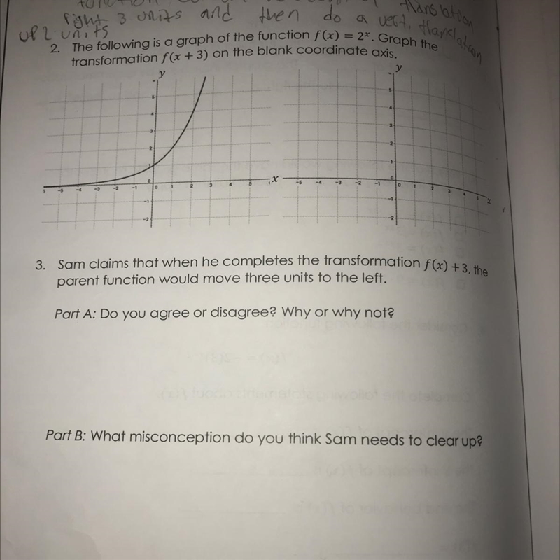 2. The following is a graph of the function f(x) = 27. Graph thetransformation f(x-example-1