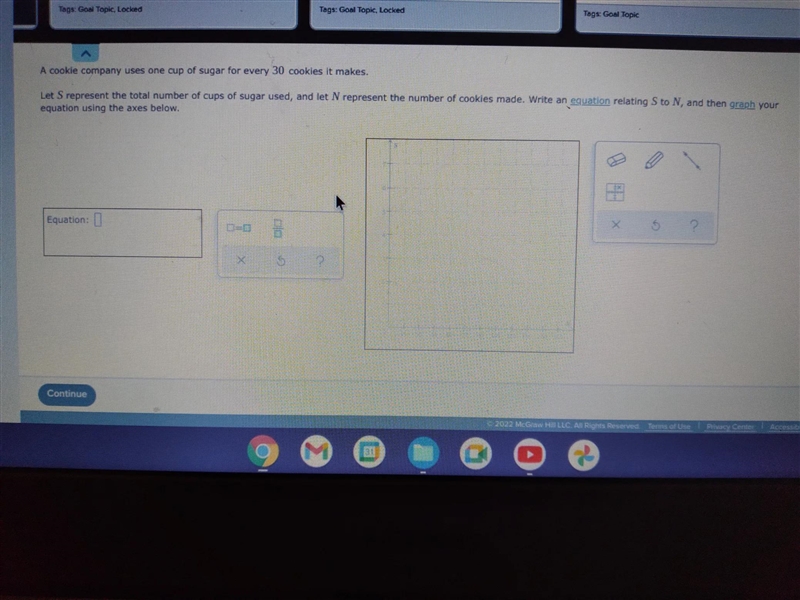 Hello I need help. having trouble with where I place the dots on the graph-example-1