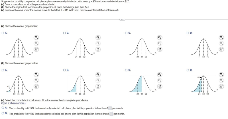 Suppose the monthly charges for cell phone plans are normally distributed with mean-example-1