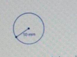 The area of the circle is approximately ___ square mm. Use 3.14 for π-example-1