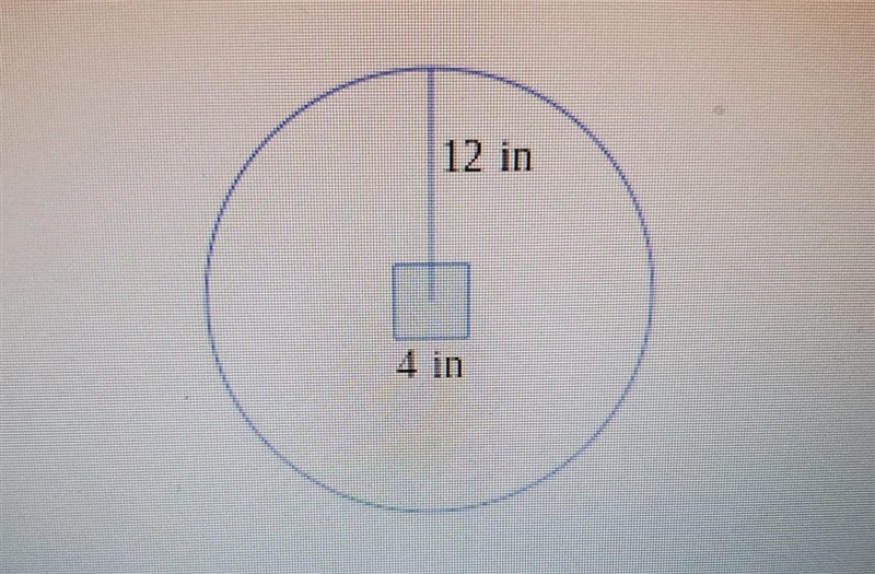 a dart hits the circular dartboard at a random point. find the probability that dart-example-1