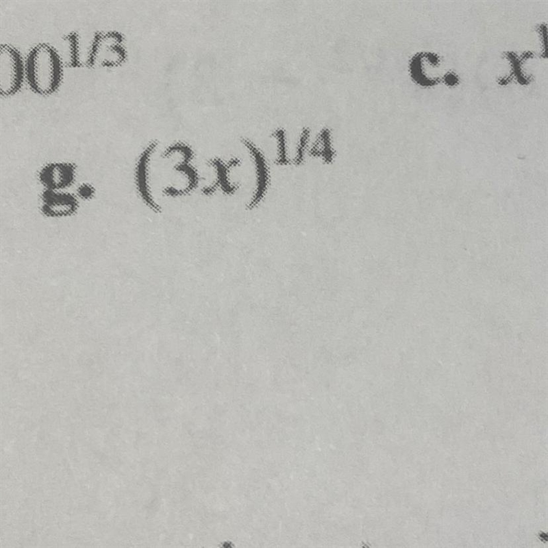 Use radical notation to write the following. Simplify if possible-example-1