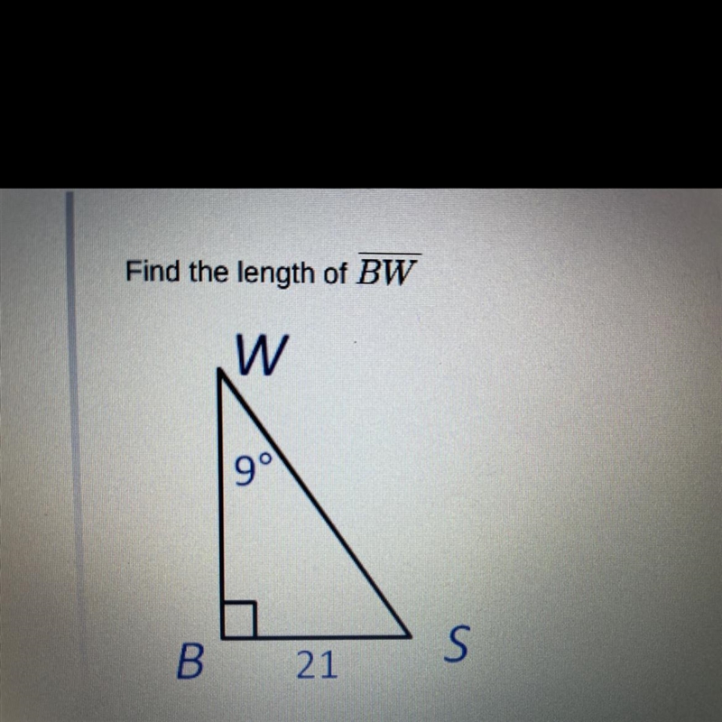 Find the length of WS br />A.132.59 B.134.24 C.21.26 D.3.33-example-1