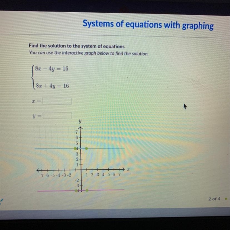 Systems of equations with graphing-example-1