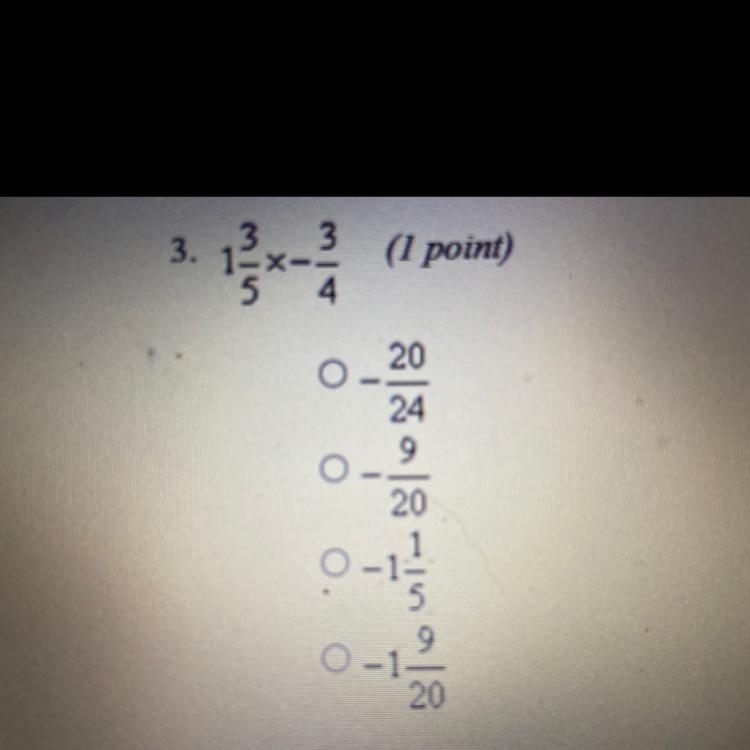 Help Please! 1 3/5x-3/4-example-1