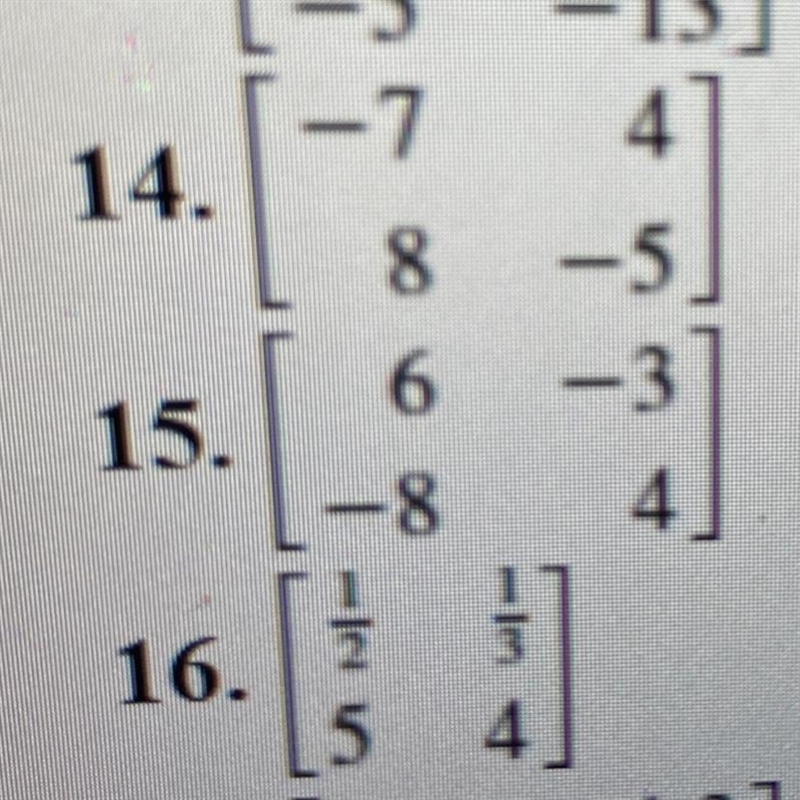 How to find the inverse of a matrix of it exists Question number 15-example-1