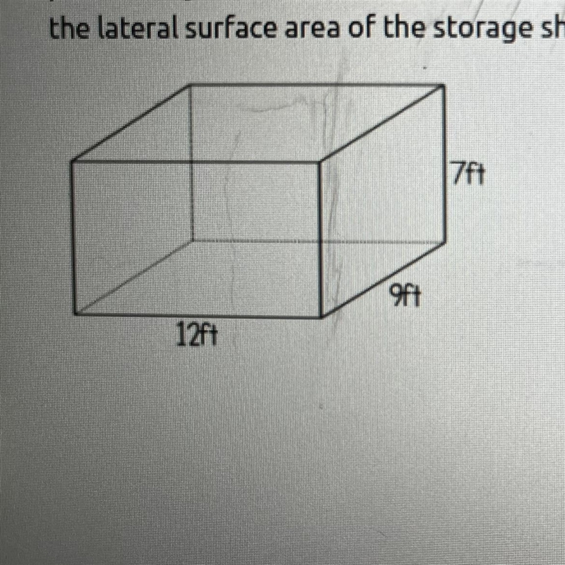 Alfredo's painting his storage shed. He won't paint the top or bottom of the shed-example-1