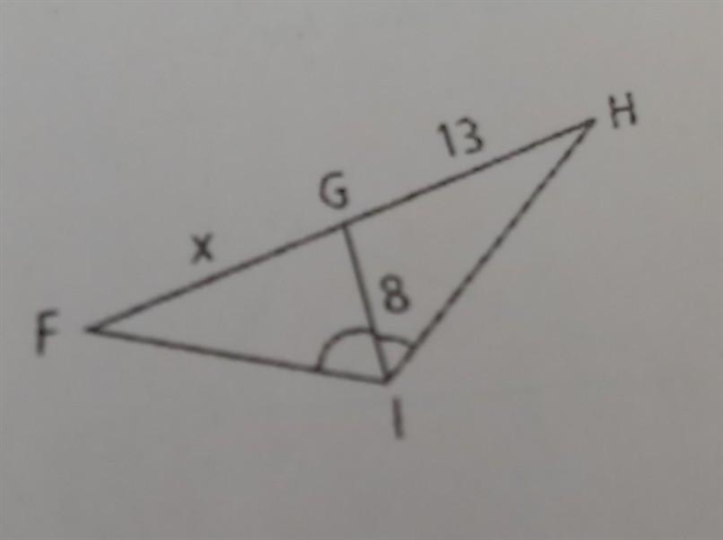 1. Error Analysis Your classmate says you can use the Triangle-Angle-Bisector Theorem-example-1