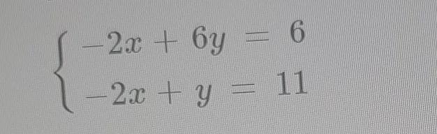 when solving the system below algebraically using the substitution method, which of-example-1