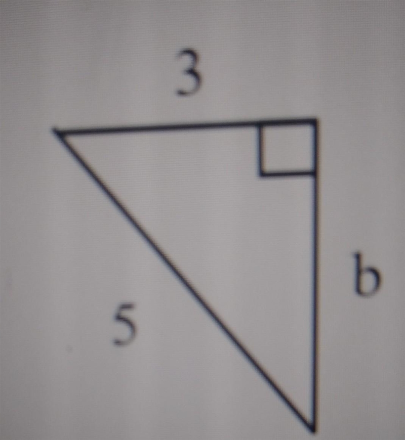 Find the length of the third side of the right triangle . simplify your answer type-example-1