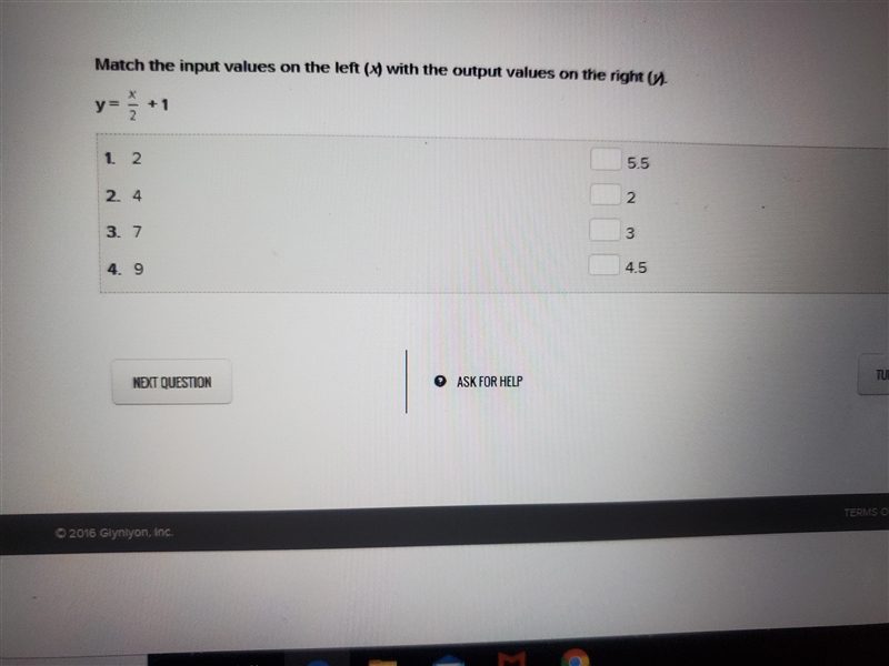 Master input values on the left x with the output values on the right why-example-1