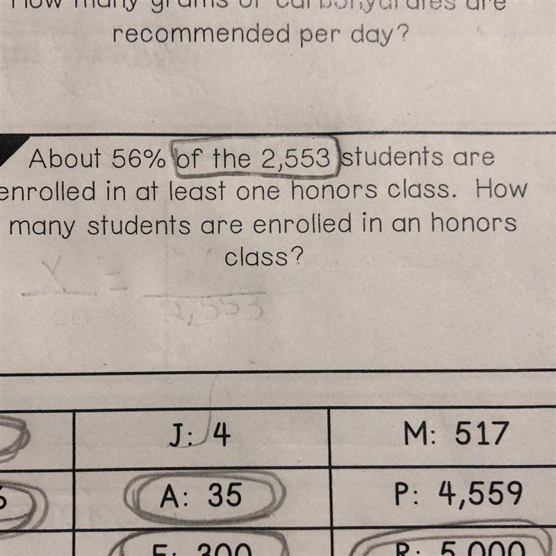 When identifying percentages , how do you set up the cross multiplication? I get how-example-1