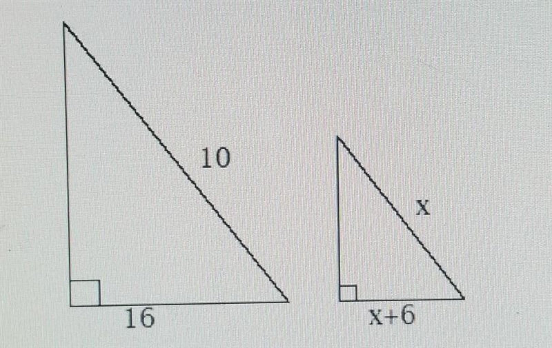 What is x? If necessary, round to the nearest tenth (one decimal place):​-example-1