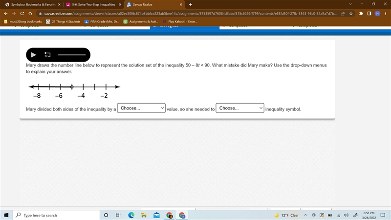 I need help with a math question. I linked it below. Also the drop down menus the-example-1