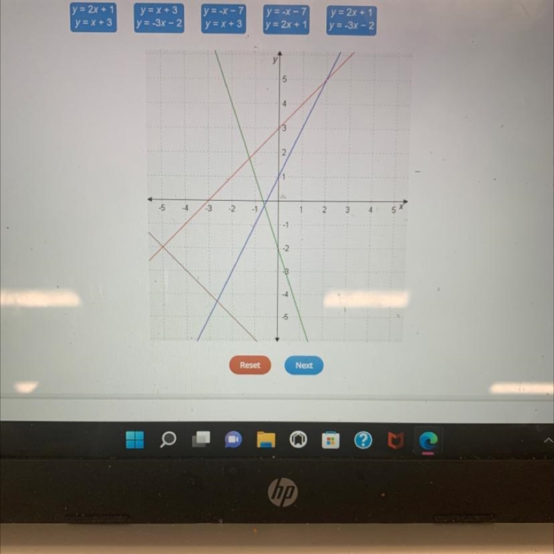 I need help figuring out which numbers go to each line-example-1