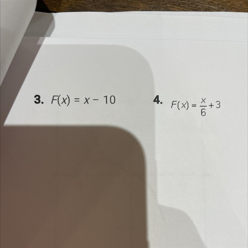 For questions 3 and 4, find F -1(x), the inverse of F(x)-example-1