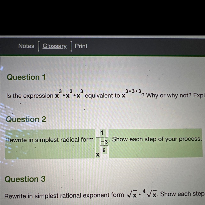 answer question two. but please write it out like this is. don’t type it because no-example-1