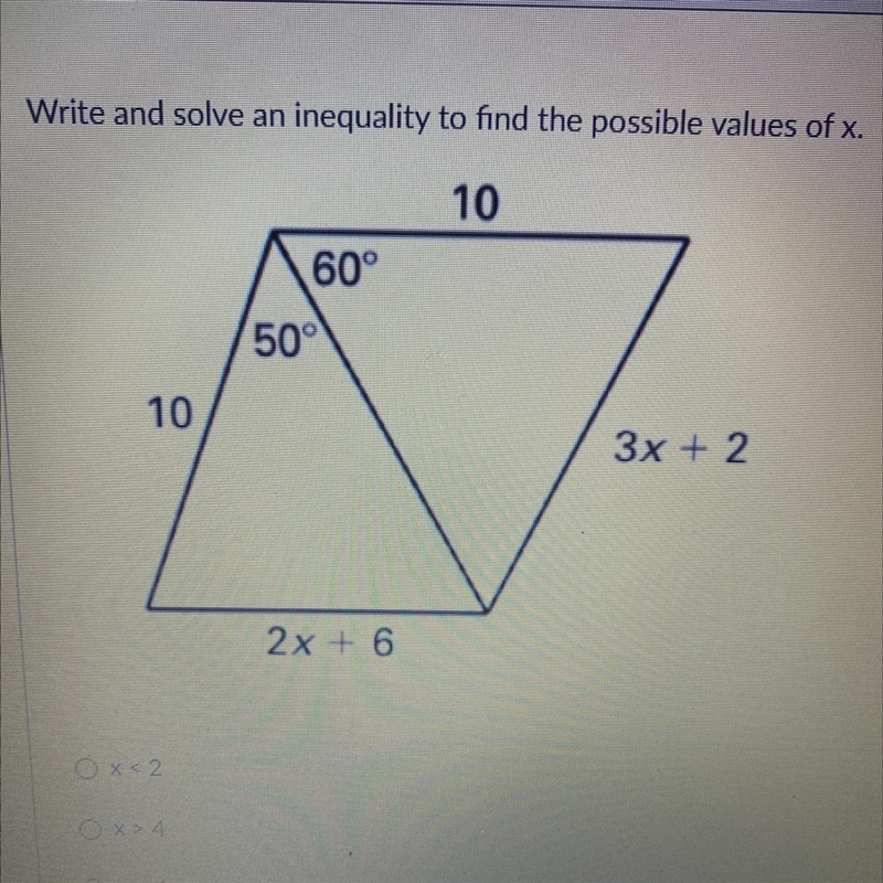 Solve an inequality to find the possible values of x-example-1