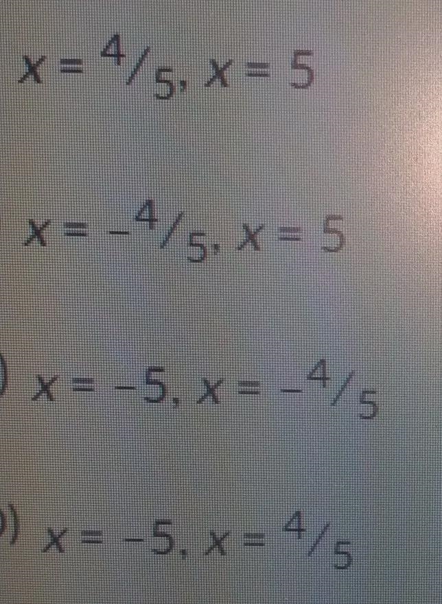 5x ^(2) + 29x + 20 = 0what are the real solutions of the equation-example-1