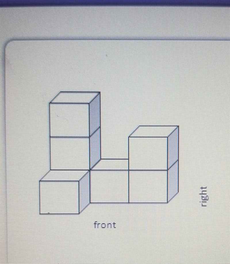 Use the following model. 1. How many cubes are in the base of the model? 3 7 2 1-example-1