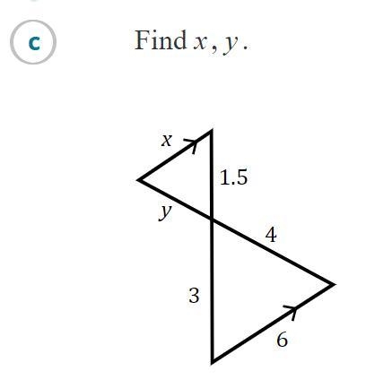 Please help. Find x and y. NEED ASAP-example-1