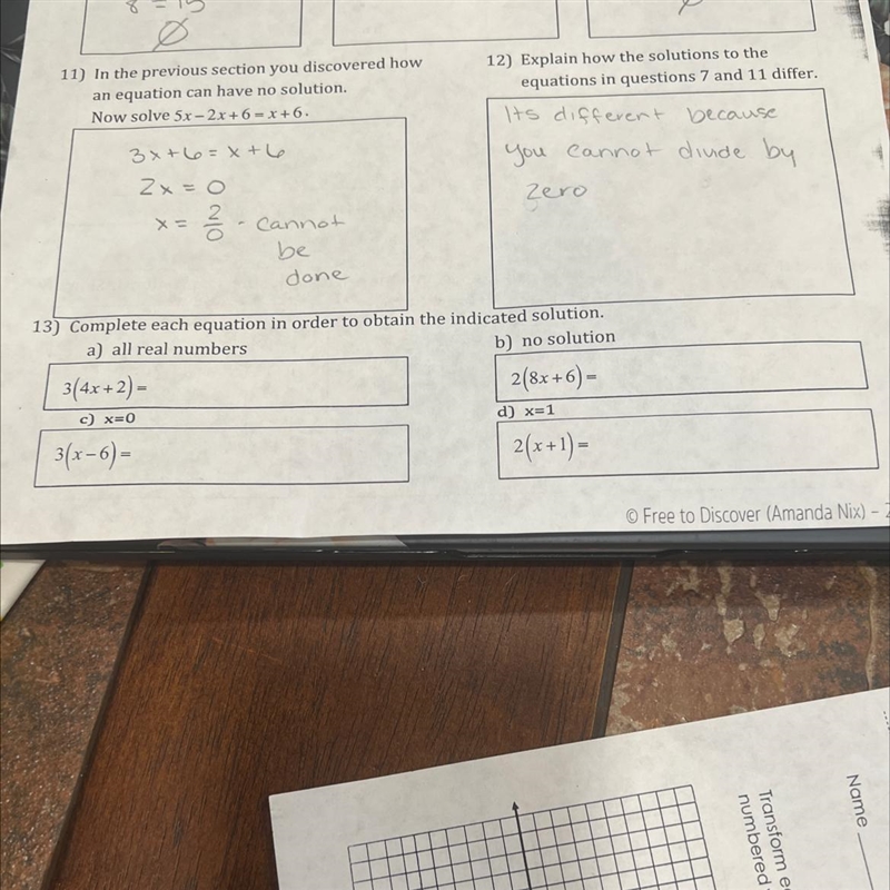 Complete each equation in order to obtain the indicated solution-example-1