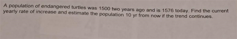 -Exponential and Logarithmic Functions- Find the current yearly rate of increase and-example-1