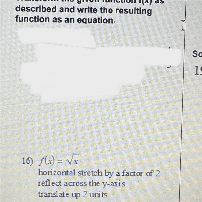 Transform the given function f(x) as described and write the resulting function as-example-1