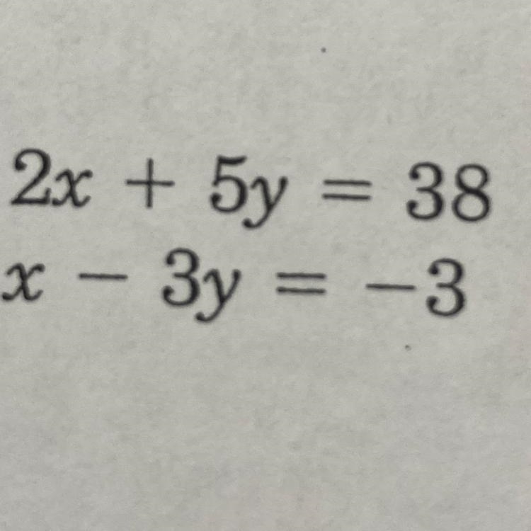 I need to use substitution to solve each system of equations then use ordered pairs-example-1