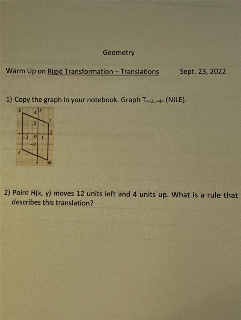 if h(x, y) moves 12 units to the left and 4 units up. what is the rule that describes-example-1