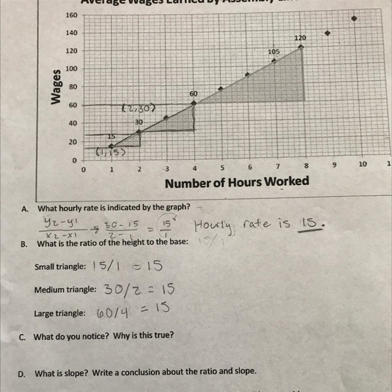 Part C: What do you notice about the triangles and why is this true?-example-1