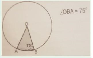 What will be the area of the circle shown if the area of the shaded part is 7 sq.cm-example-1