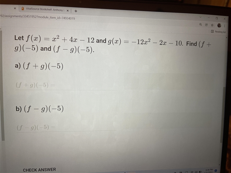 Let f(x) = x raise to power 2 + 4x - 12 and g-example-1