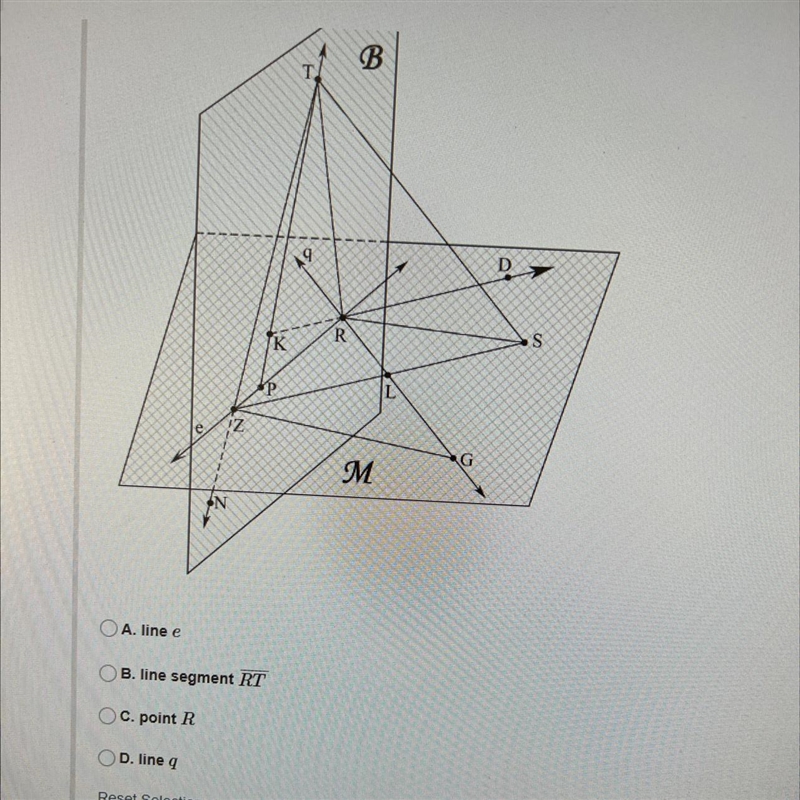 Which of the following things is not contained at the plane B?-example-1