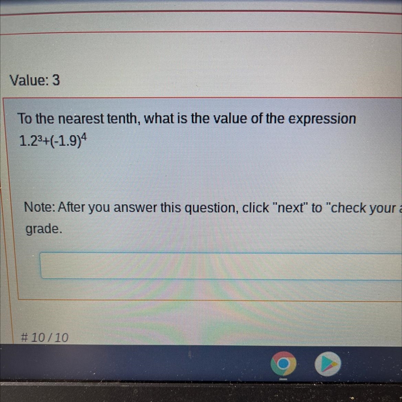 To the nearest tenth, what is the value of the expression?-example-1