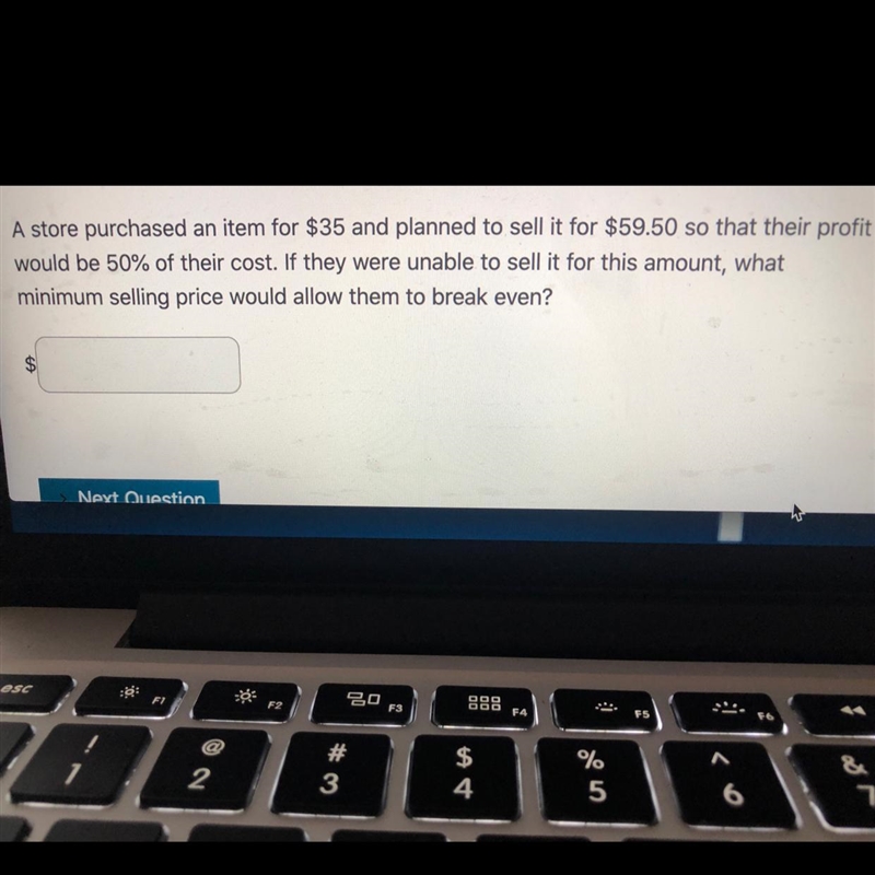 A store purchased an item for $35 and planned to sell it for $59.50 so that their-example-1