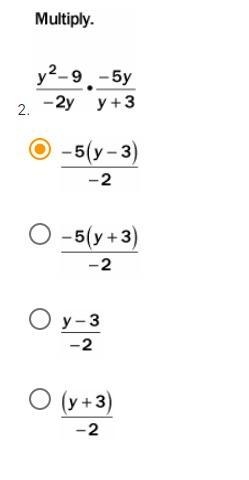 Multiply y^2-9/-2y*-5y/y+3-example-1