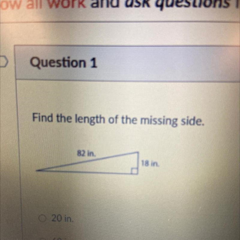 Find the length of the missing side-example-1