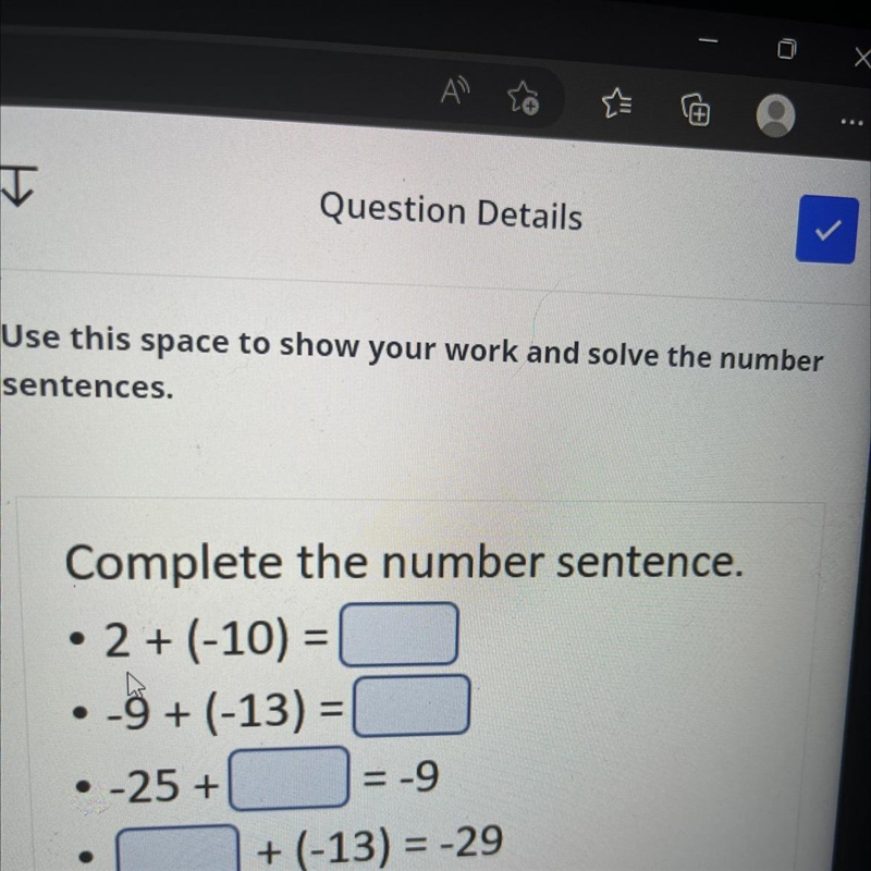 Complete the number sentence. Must show your work. Please help! I’m confused-example-1