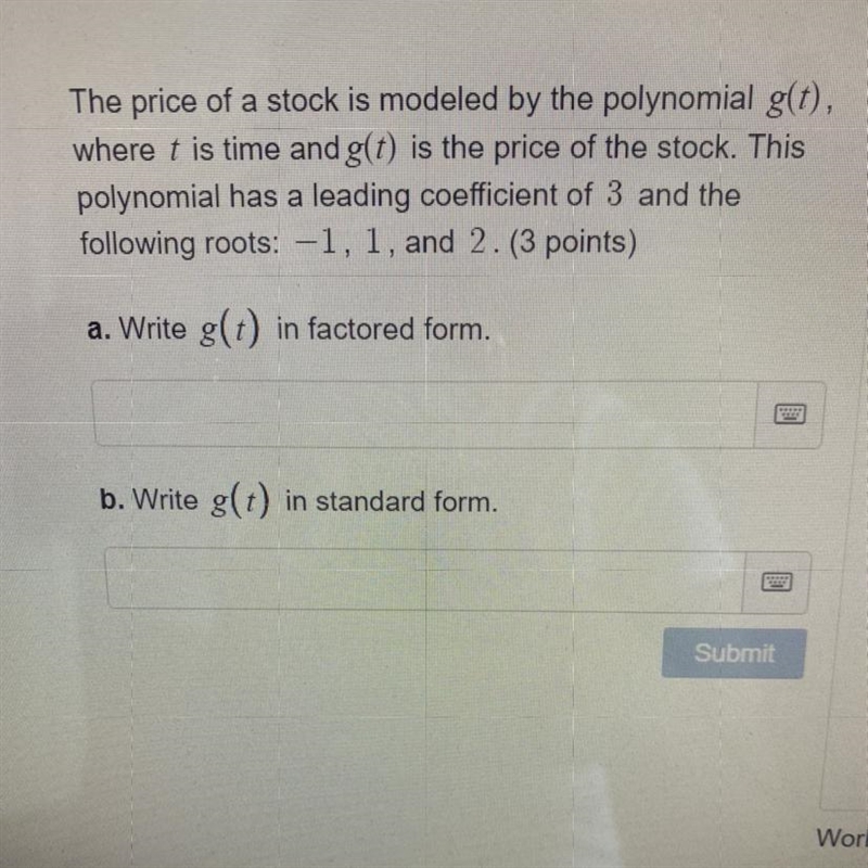 What is the standard form for yt and factored form-example-1