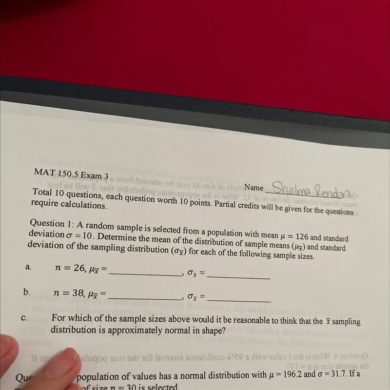 Statistics problem. I have a homework that I am having trouble with.-example-1