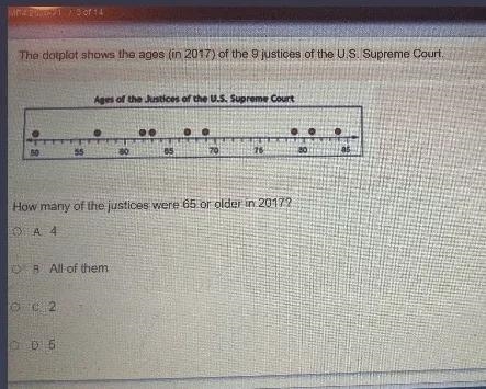 How many of the justices were 65 or older in 2017?-example-1