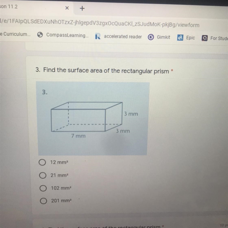 Find the surface of the rectangular prism-example-1