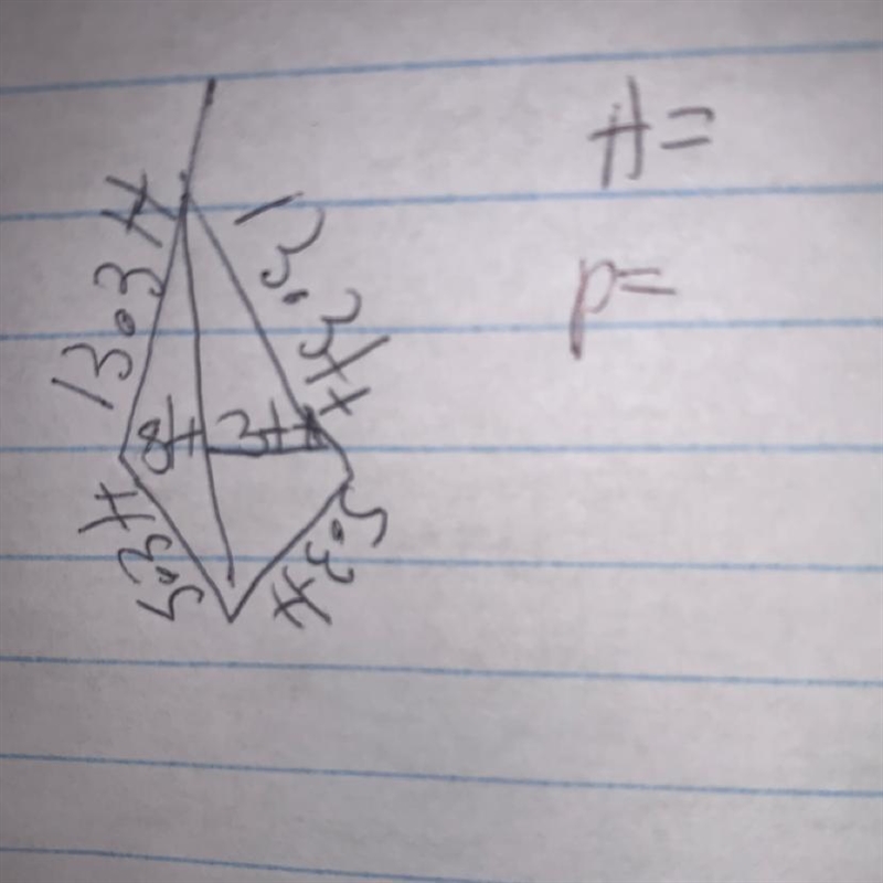 How do I calculate the area and perimeter of this triangle?-example-1