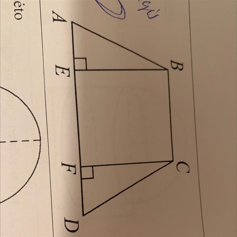 Given a planar trapezoid ABCD whose height is BE. It is known that AB = 8cm A = 60 *, find-example-1