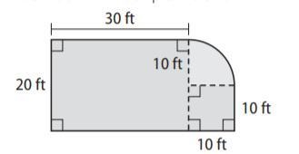 Find the area of the figure-example-1